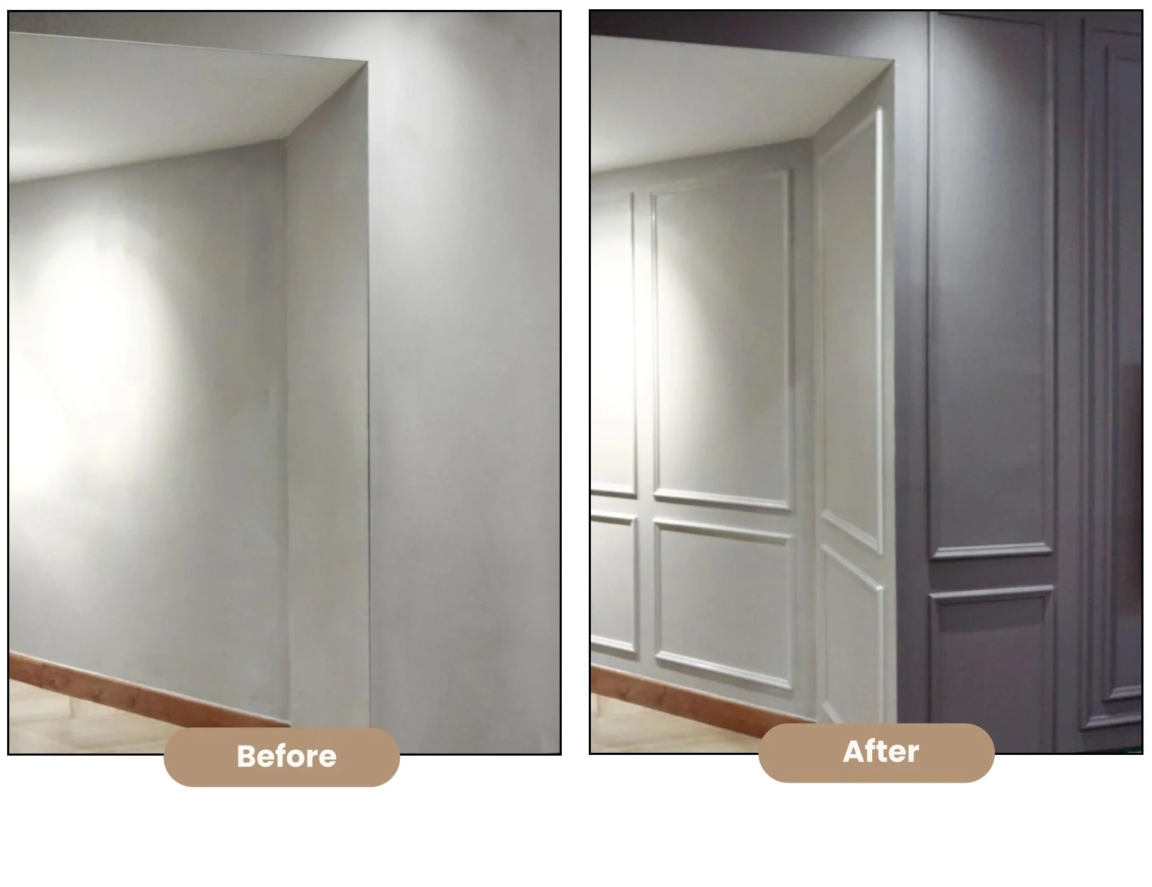 Perfect Makeover Wainscoating with Honpo